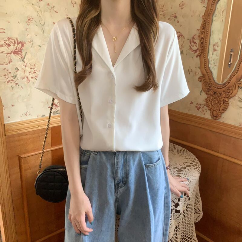 ホワイトシャツ サマー 夏物 試着室25149591521