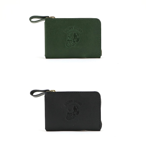 Brown Brown Mr.Brown "L" MINI WALLET Brown Brown Mr.Brown "L" MINI WALLET