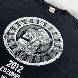 【REEF】COZUMEL ロゴ プリント Tシャツ 3XL ビッグサイズ MEXICO製 黒t 半袖 us古着