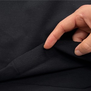 ★TB169◆3m◆ラスト1点!◆綿100%16双糸天竺ニット生地◆ブラック