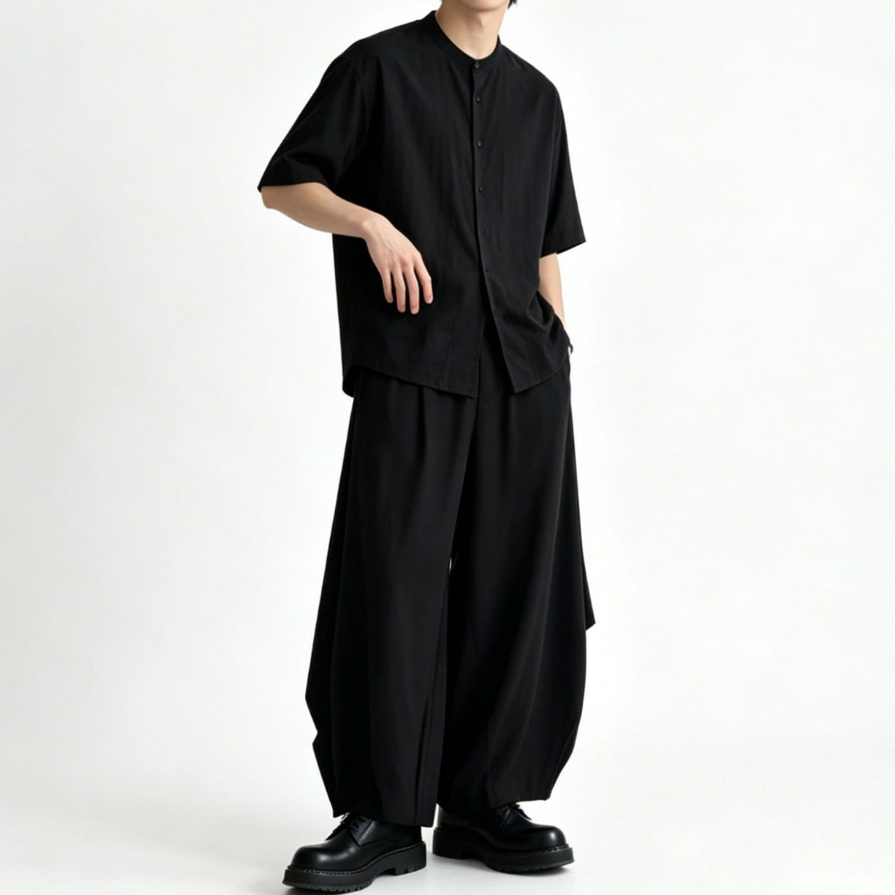 Drape Volume Wide Pants TB2391・画像3