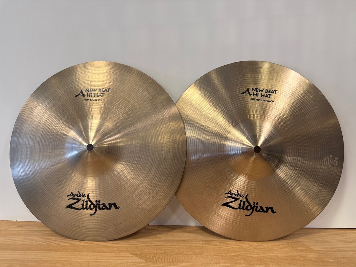 USED] Zildjian A NEW BEAT HIHAT 14