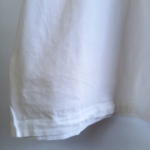 ナイキ　Tシャツ　半袖　無地　刺繍ロゴ　スウォッシュ　ホワイト　M