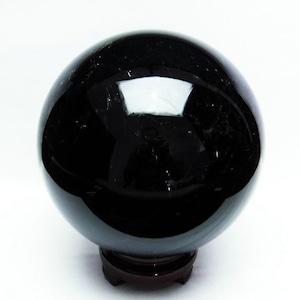 6Kg モリオン 黒水晶 丸玉 スフィア 160mm 一点物  161-658