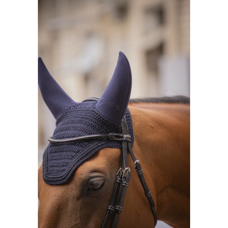 乗馬 乗馬用品 ペネロペ タグ付き “新品 未使用” 3シーズン ペネロペ イヤーネット ストラス-ロング | ゼッケン・パッド・イヤー