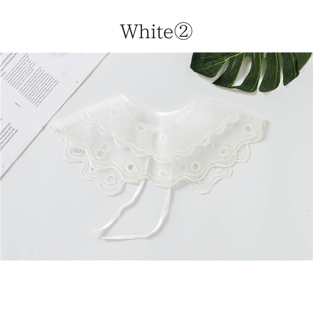 シアーバタフライ　つけ襟　M24028