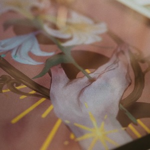 White lily smartphone case pink