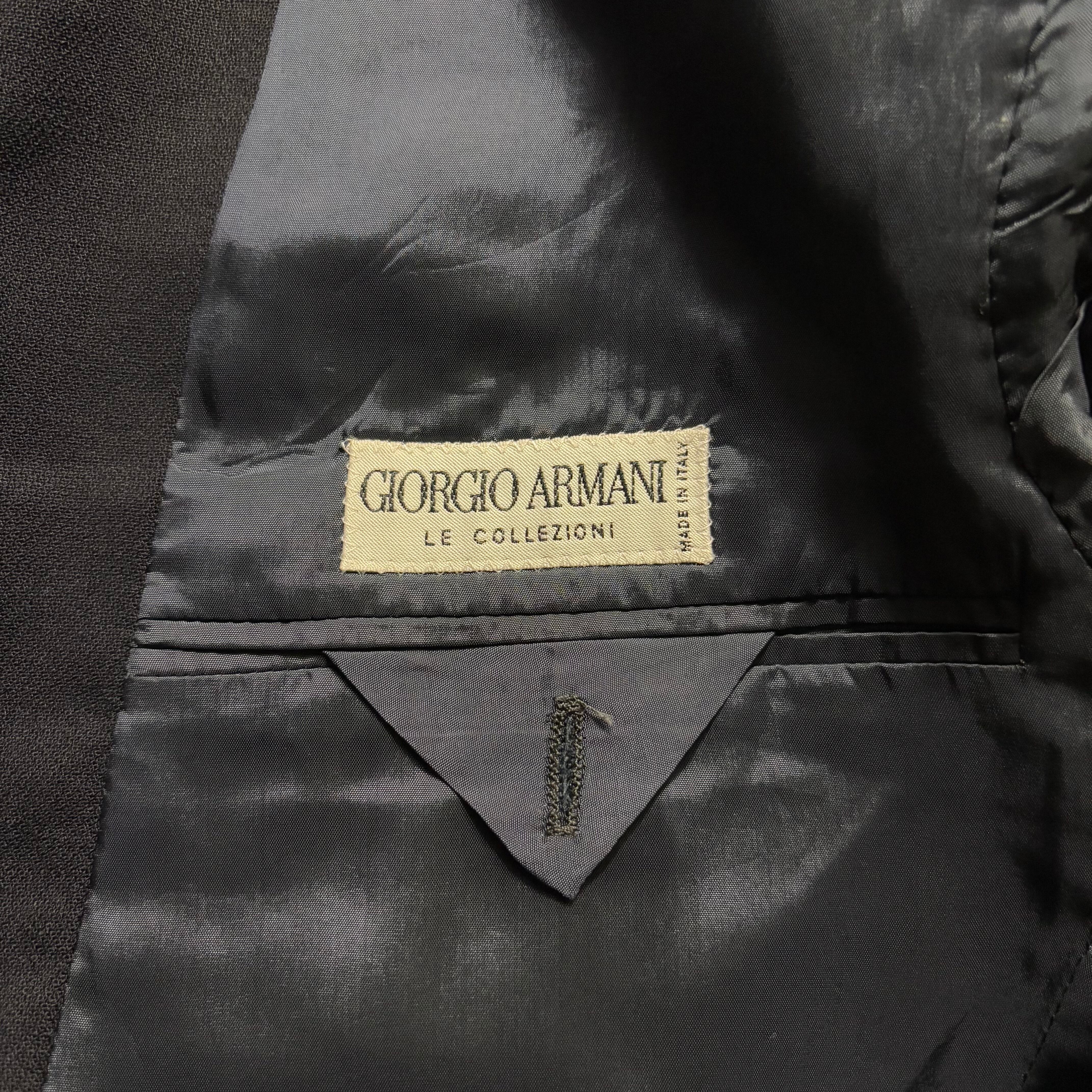 vintage GIORGIO ARMANI hopsack suits set-up | NOIR ONLINE