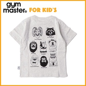 gym master ジムマスター KIDS My habits グラフィックTEE G721701k アッシュ