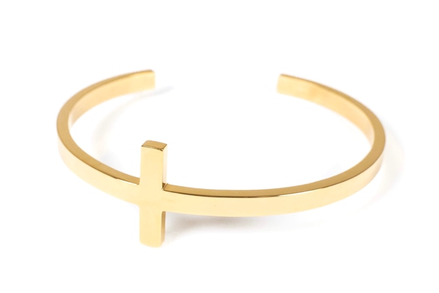 【316L cross bangle】 / GOLD