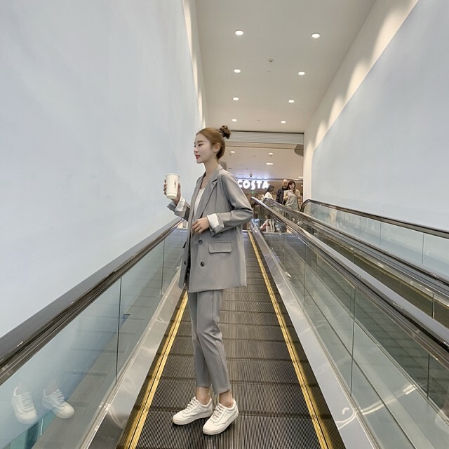 韓国ファッション レディース セットアップ グレンチェック セットアップ レディース 夏 ジャケット レディース セットアップ カジュアル セットアップ レディース ショートパンツ 夏服 セットアップ レディース 上下セット 上下レディースセットアップ T Selfun