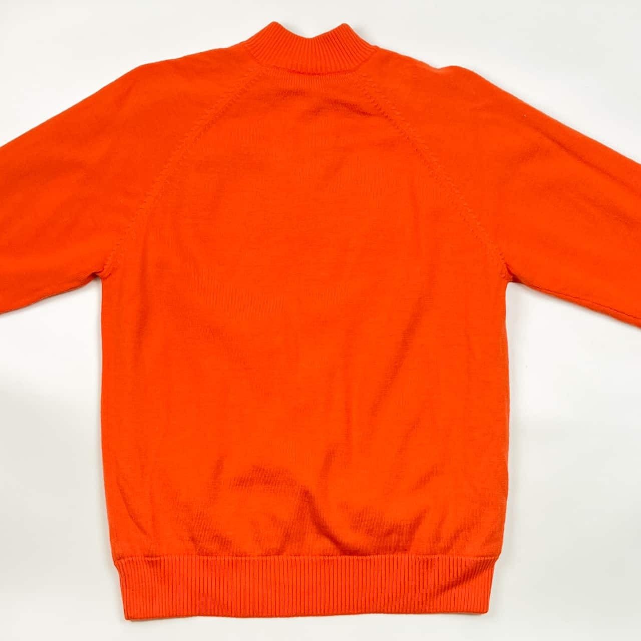 adidas GOLF アディダス ハーフジップ ニット プルオーバー  S/P/オレンジ メンズ ゴルフ