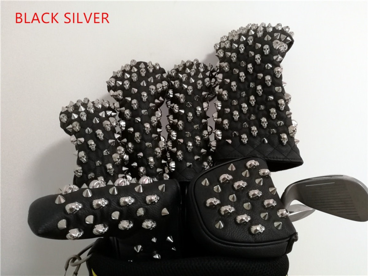 1W> ゴルフ ROCCO スカルヘッドカバー HEAD COVER 1W ドライバー用 