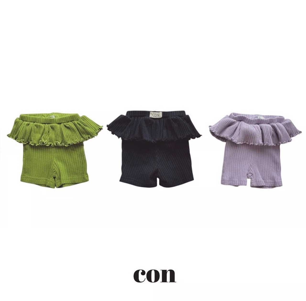 【con】サマーレギンス グリーン 70~100cm - 4