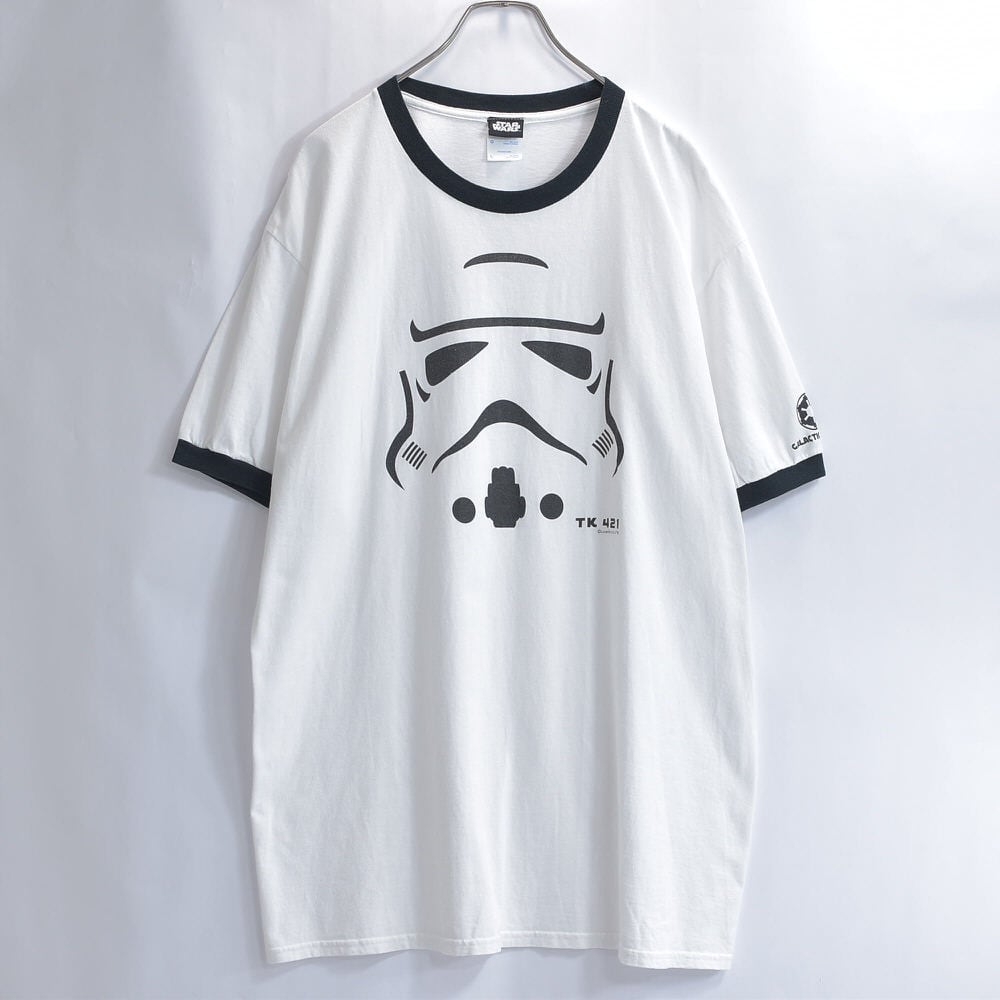 00s STAR WARS スターウォーズ ストームトルーパー プリント リンガーT