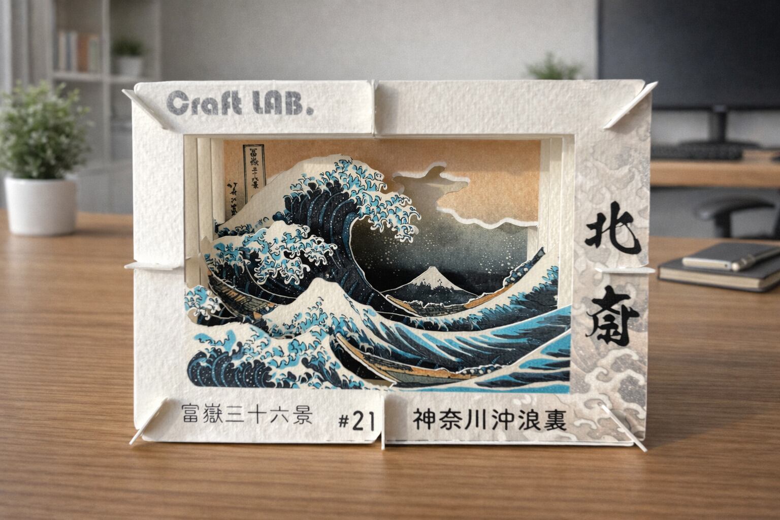 2021国際文通浮世絵葛飾北斎冨嶽三十六景初日カバー3枚セット 葛飾北斎「富嶽三十六景 神奈川沖浪裏」浮世絵木版画｜浮世絵工房
