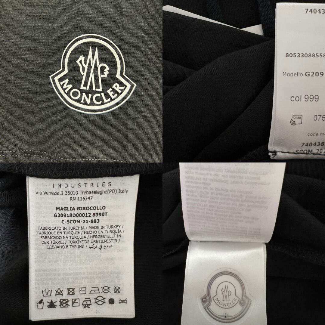 ☆新品未使用タグ付き☆本物保証！MONCLER LETTERING LOGO SHIRT