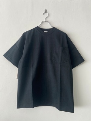 CAMBER / MAX-WEIGHT POCKET TEE / BLACK