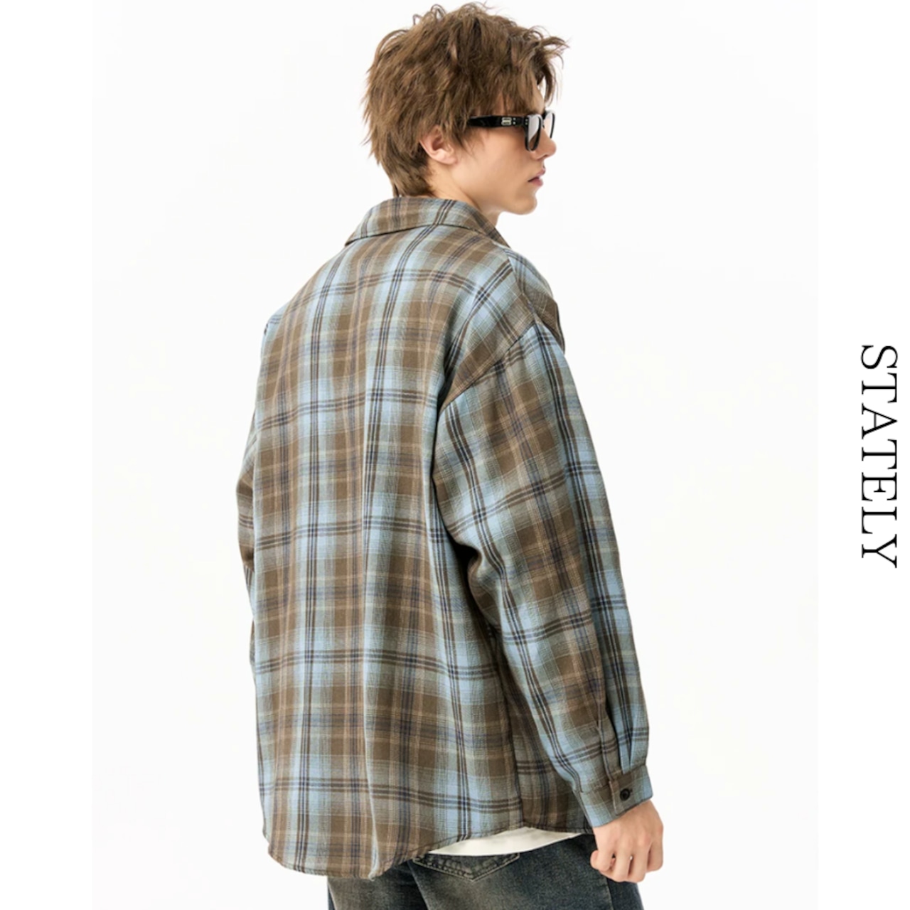 Vintage Check ネルシャツ_T22・画像2