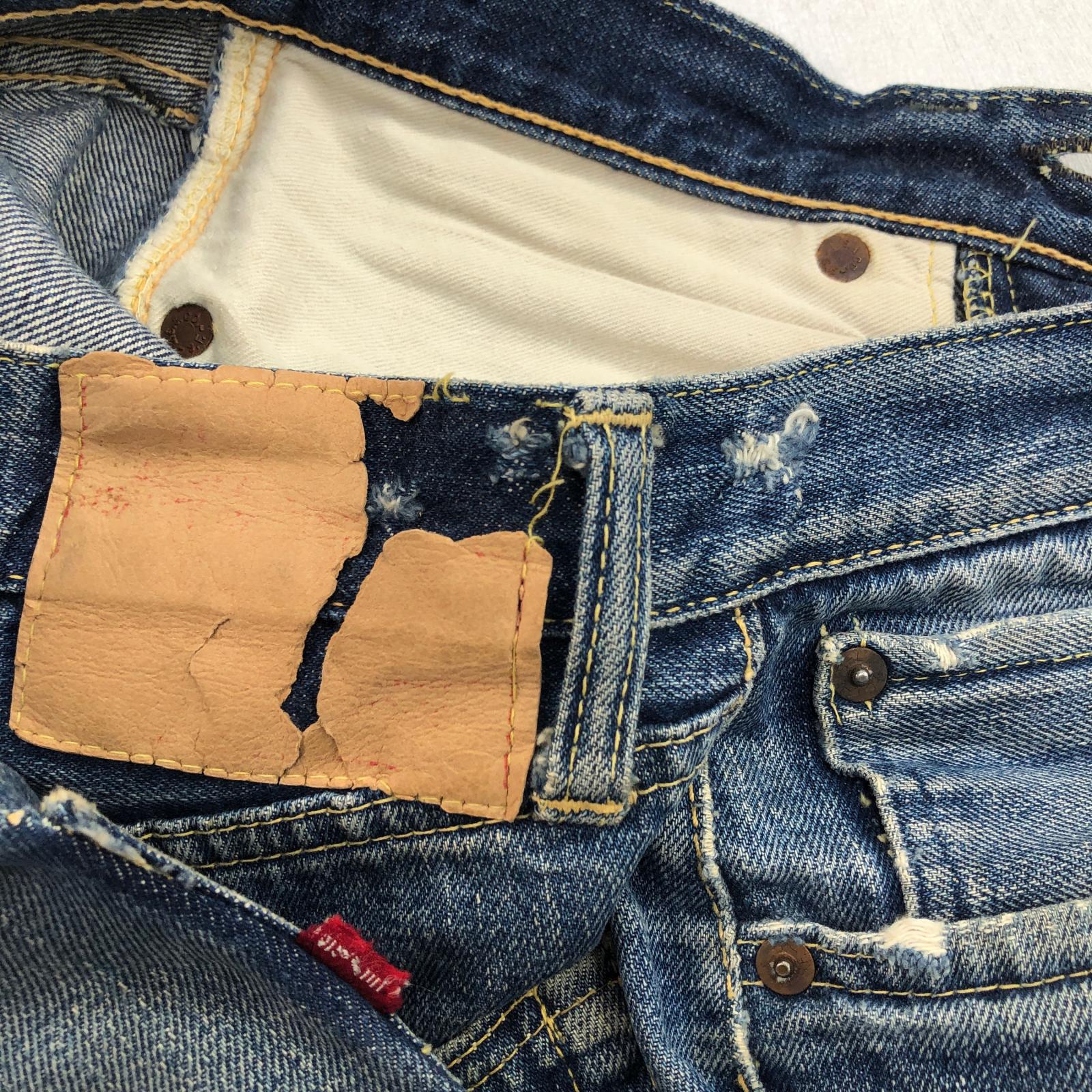 Special 50s levi's 501xx 紙パッチ　ギャラ入り　極上個体 LEVI'S リーバイス 50- 60年代 501XX 紙パッチ ギャラ入り 刻印S 足長R