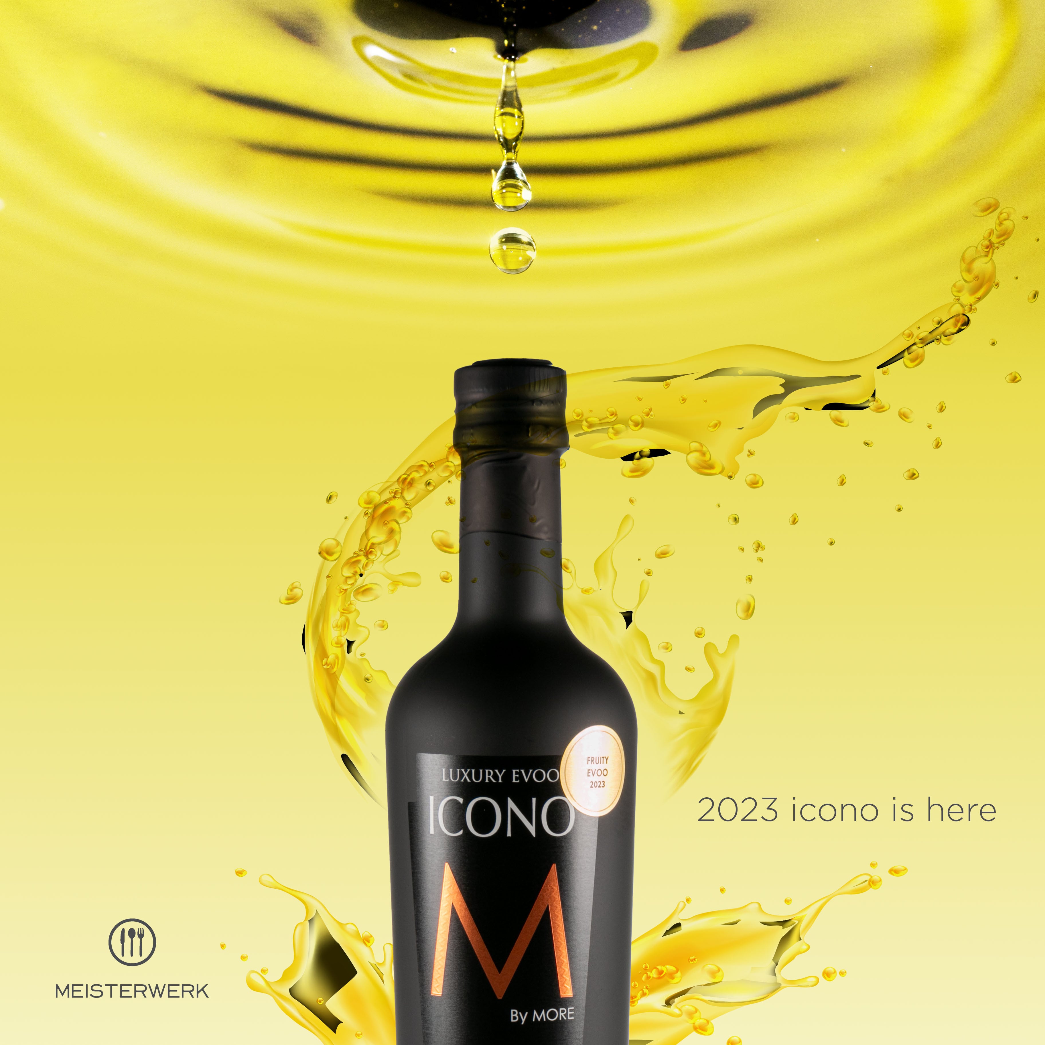 FRUITY】エキストラバージン オリーブオイル ICONO(アイコノ) 500ml by