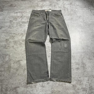 【W34 L32】 メキシコ製 usa levi's 先染ブラック 529