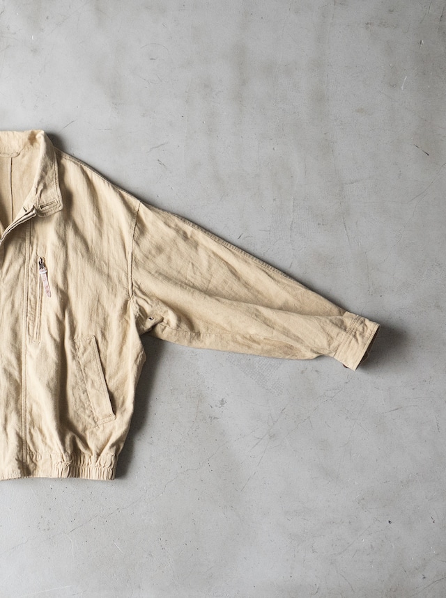 "INTERMEZZO" used Linen rayon cotton blouson