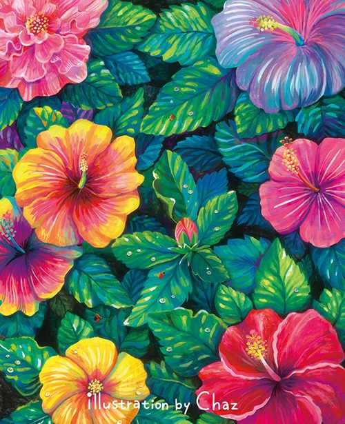 ジクレー複製画「ハイビスカス」2025年制作