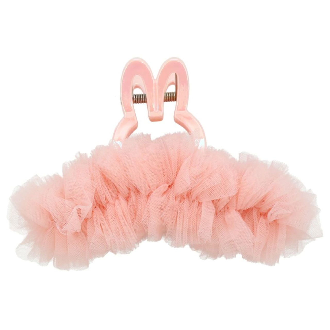 ♡ Candy チェック柄 フリルレースリボンヘッドドレス pink