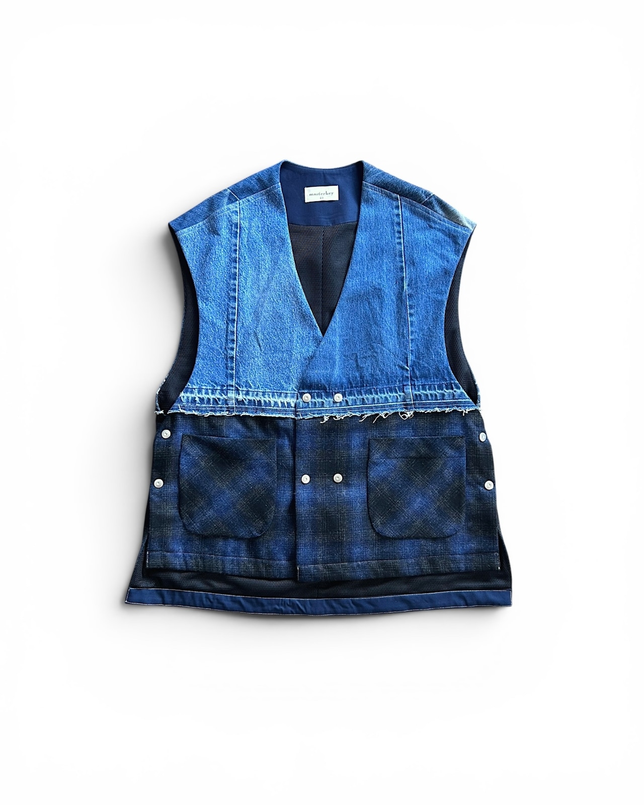 MK27A-V-01  CLOAK-VEST  #BLU  TYPE２