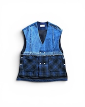 MK27A-V-01  CLOAK-VEST  #BLU  TYPE２