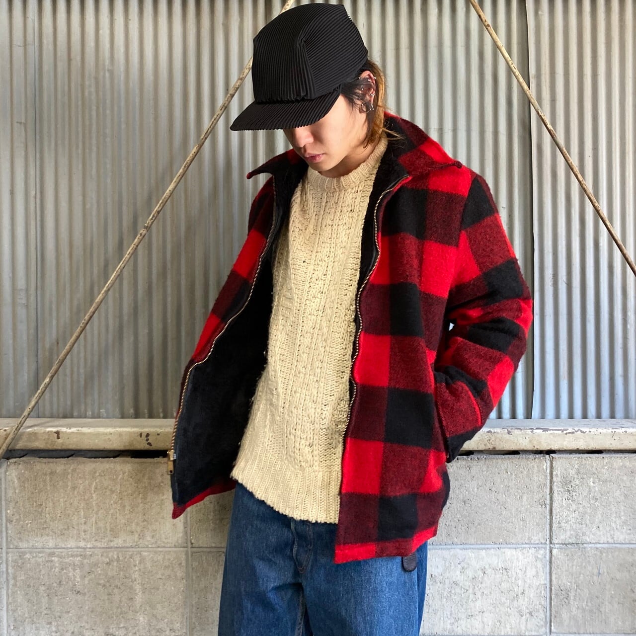 ウールリッチ　WOOL RICH  チェック　ジャケット　ブルゾン