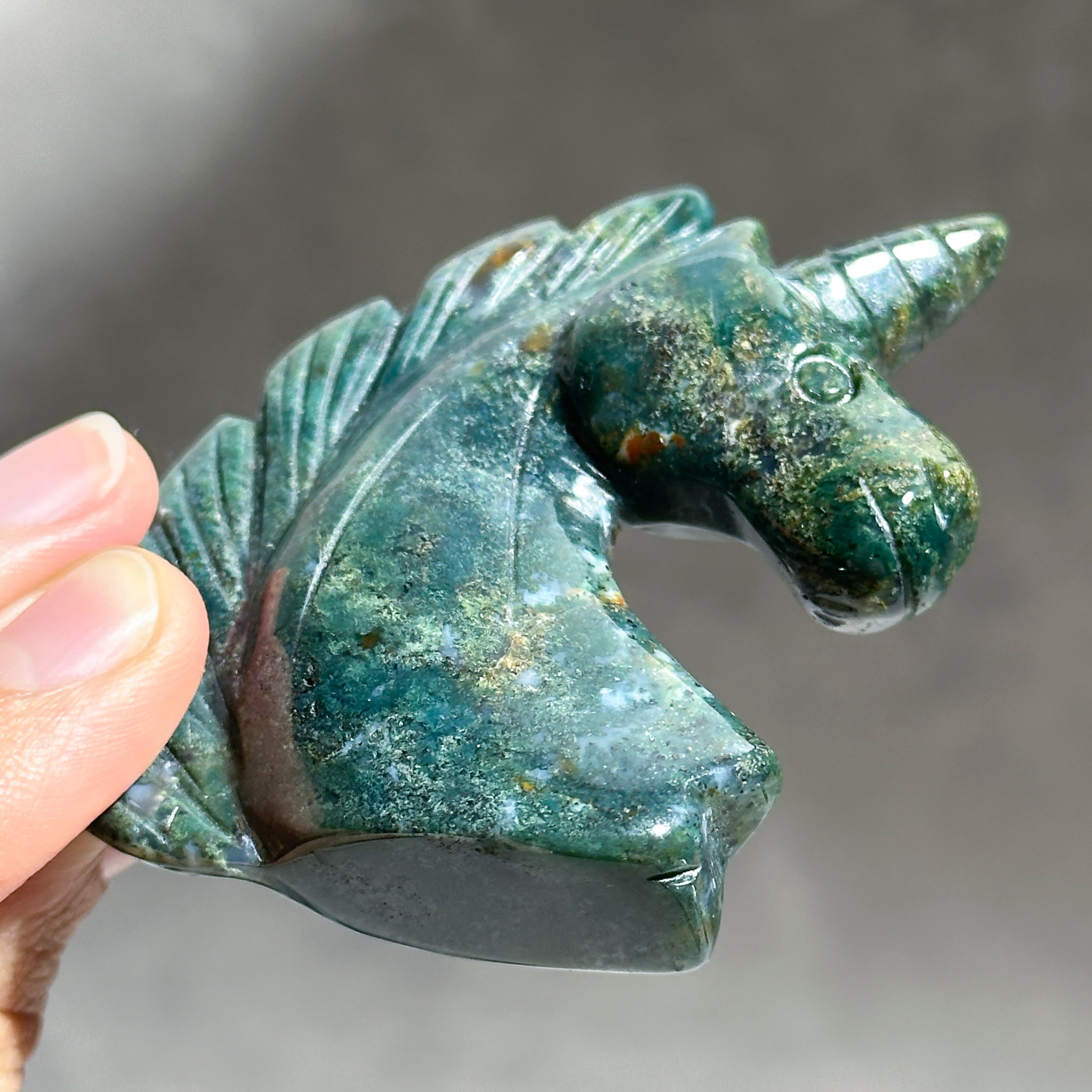 モスアゲート ユニコーン31◇ Moss Agate ◇天然石・鉱物