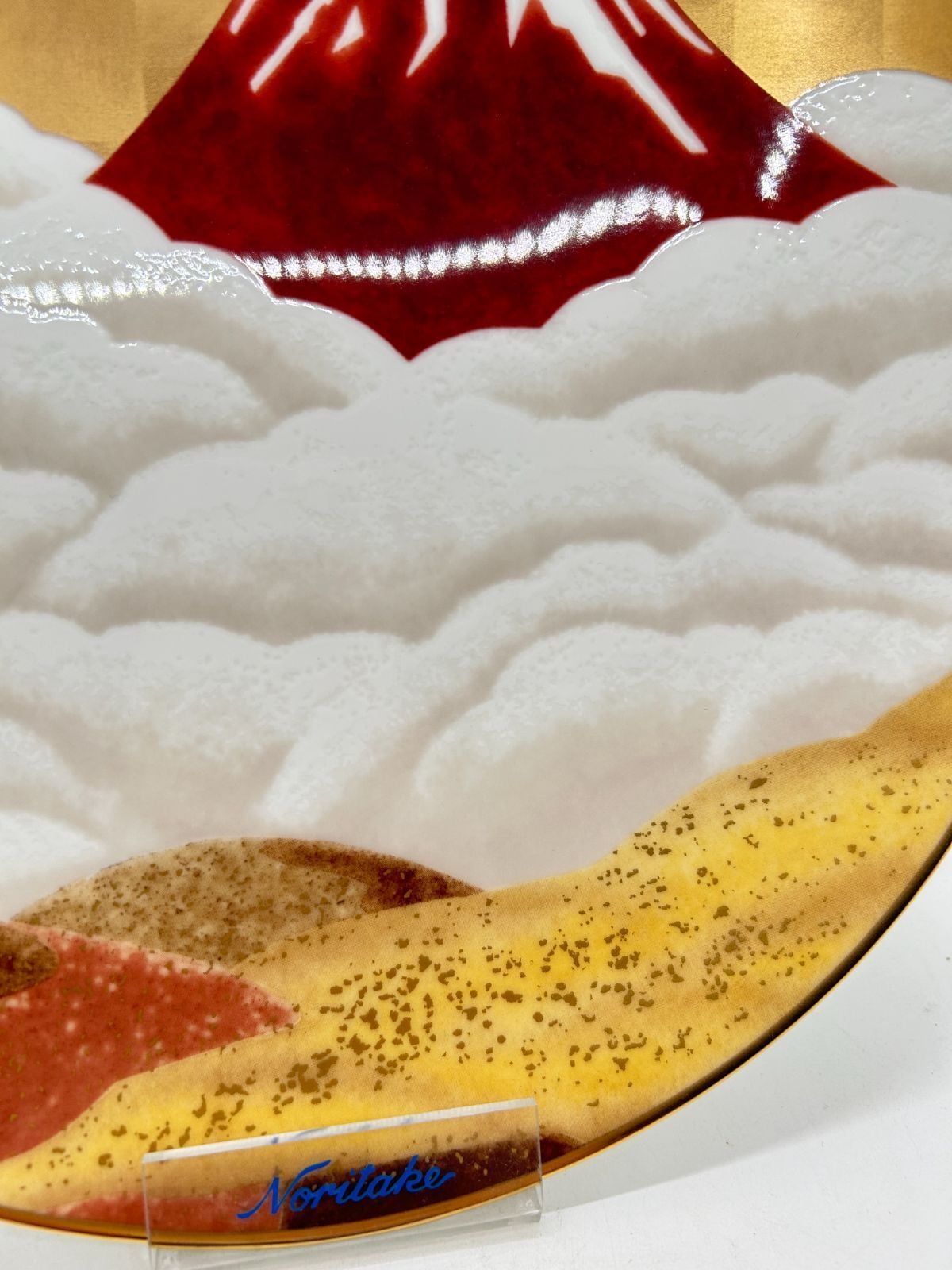 インテリア】ノリタケ 富士山 27cm額皿 | 若林陶器