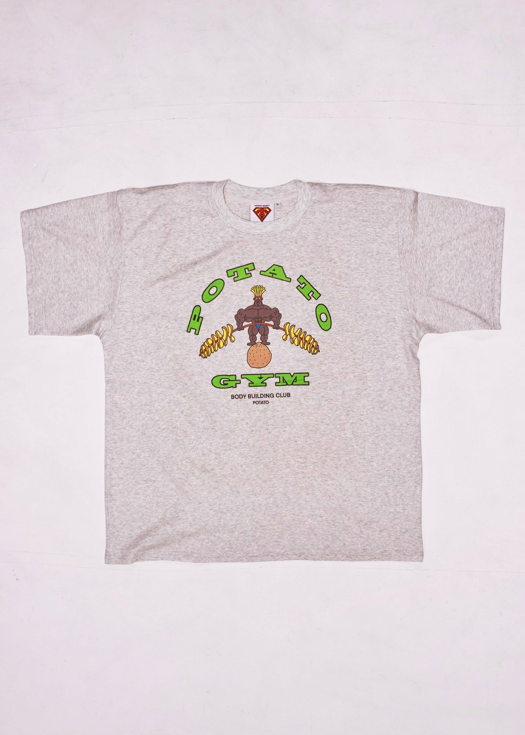 ポテトジムTシャツ アッシュ | JACKPOT MARKET