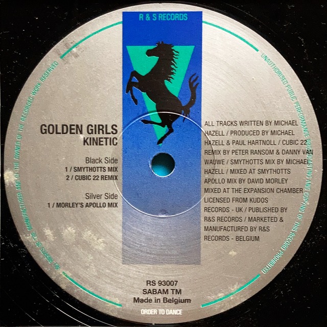12”】Golden Girls / Kinetic (R & S Records) (RS 93007) | cpvinyl  ￥3,000以上の購入で送料無料！テクノ/ハウス/ミニマルの中古アナログレコードを販売