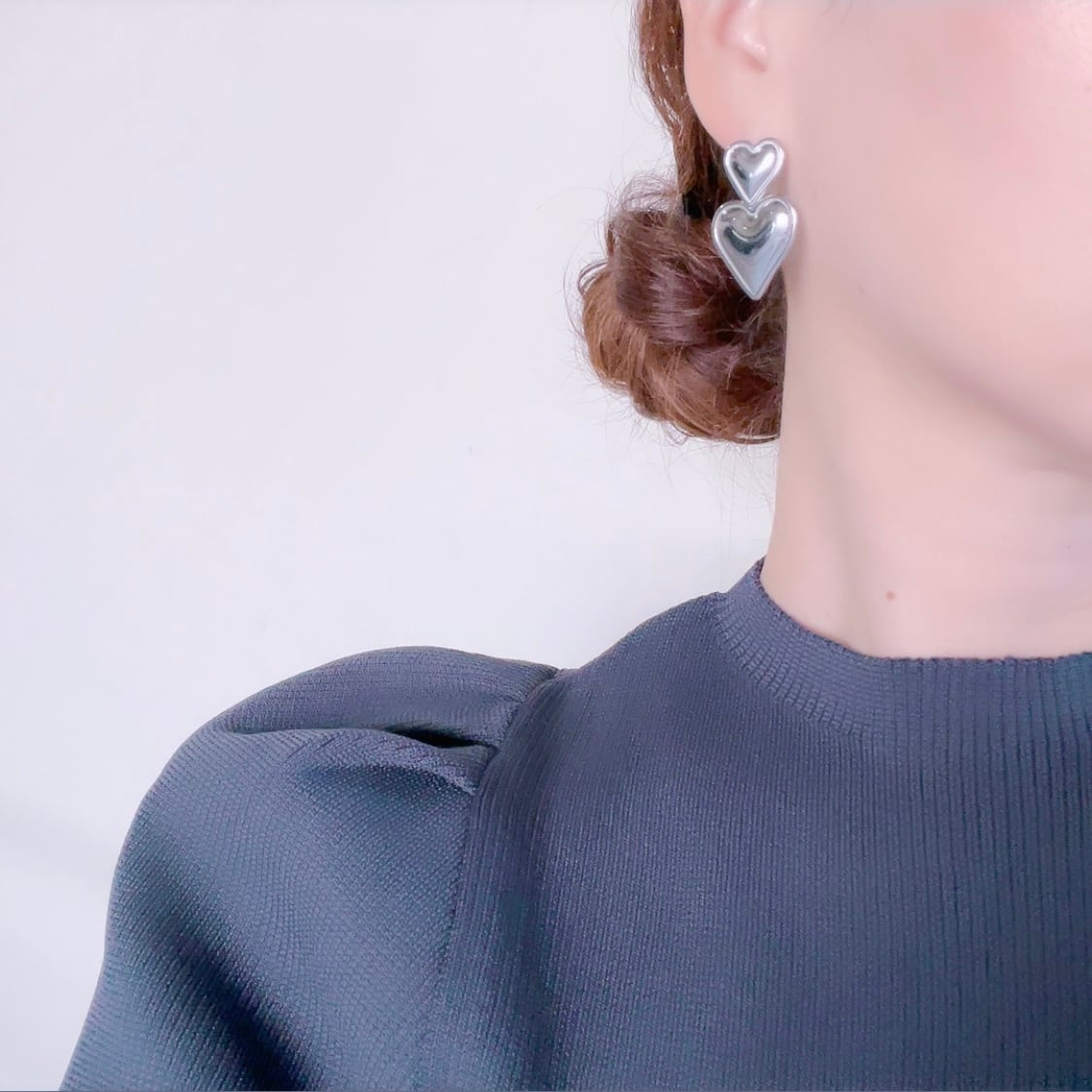 ダブルHeartピアス | BIJOUX+RAVI 【ビジュープラスラヴィ】アクセサリー