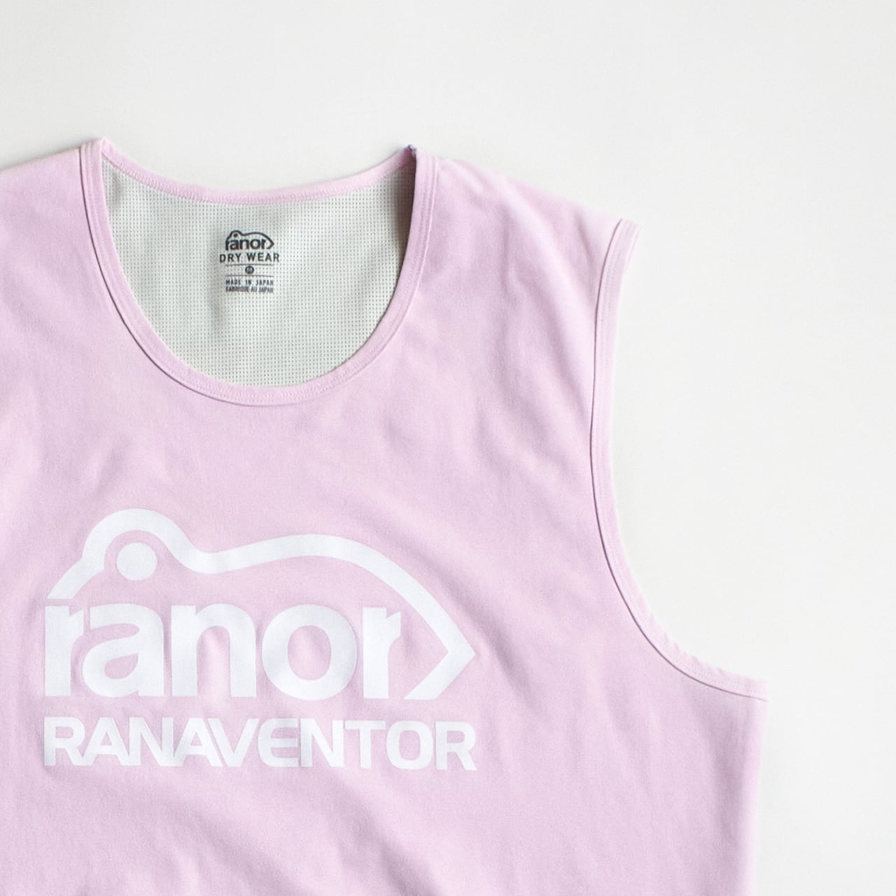 ranor ラナー ノースリーブ Mサイズ ranor（ラナー）BACKMESH NOSLEEVE - PINK バックメッシュノースリーブ