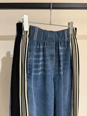 side line docking denim pants