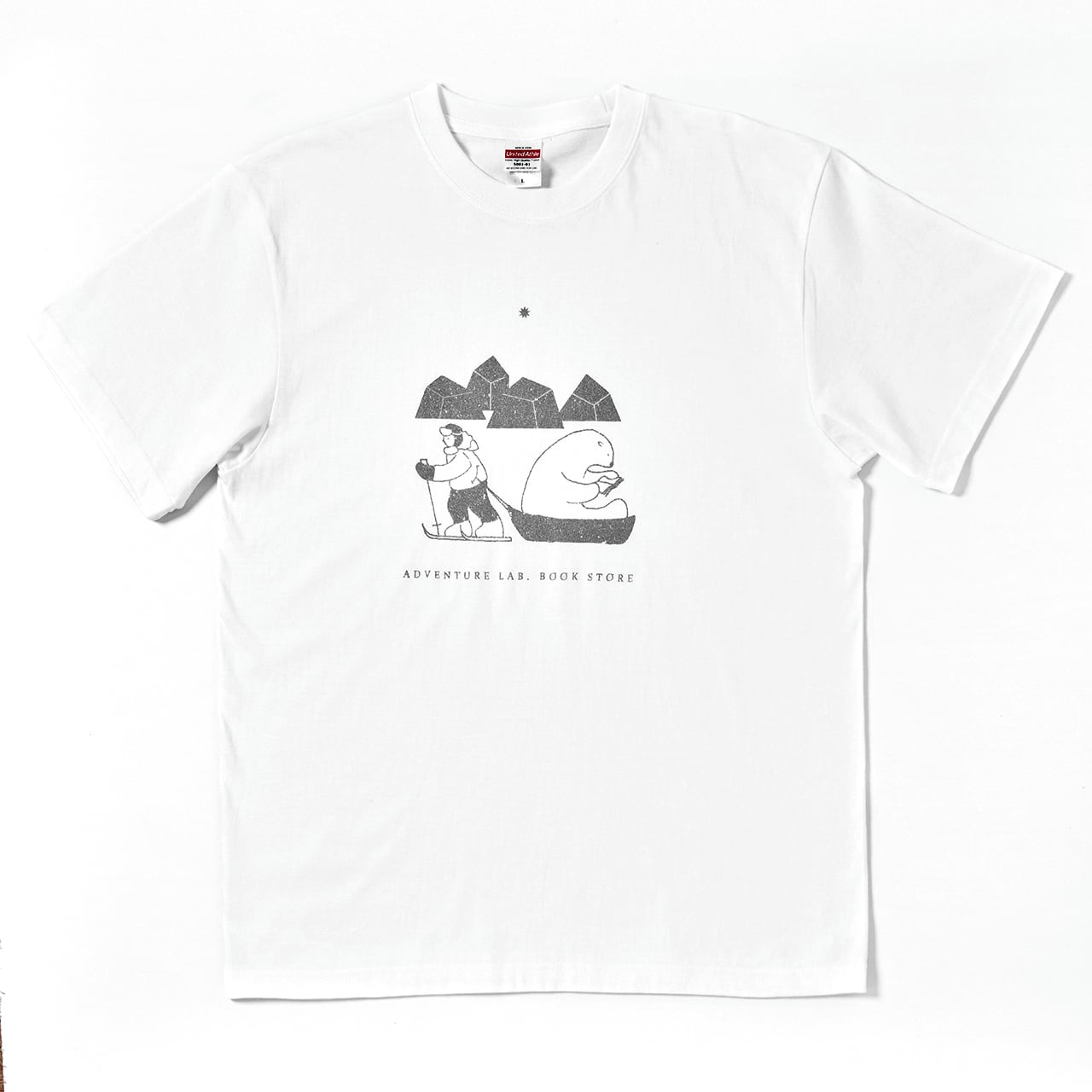 冒険研究所書店オリジナルTシャツ(白) | 冒険研究所書店