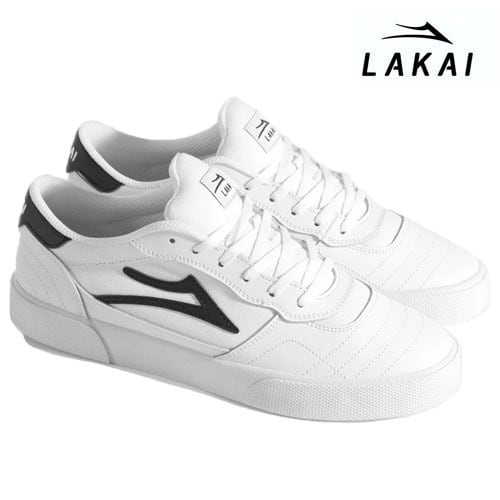 LAKAI CAMBRIDGE EVERGREEN ホワイト レザー ラカイ スニーカー