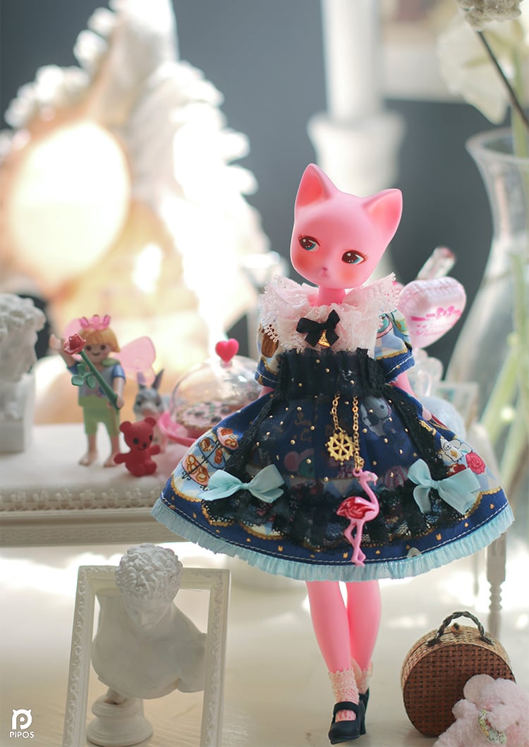 ⭐️期間限定再販⭐️（メイクつきドール本体）Pink Mariko Cat