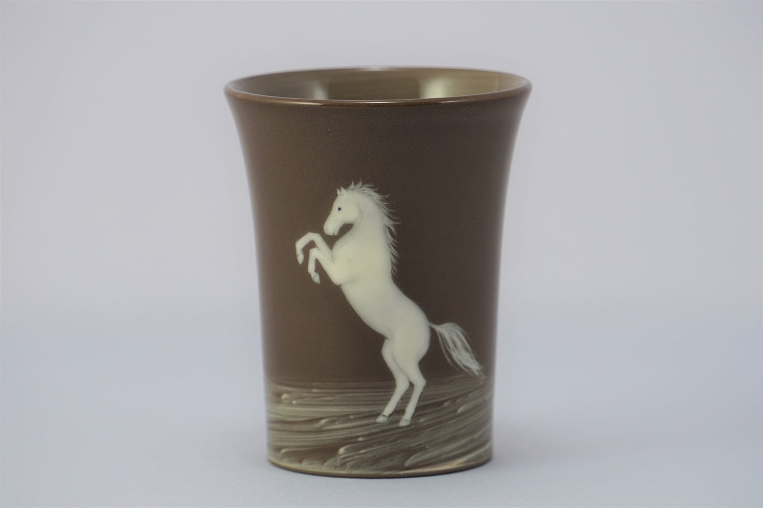 タンブラー 白馬（跳ね馬） | 陶房亀岡