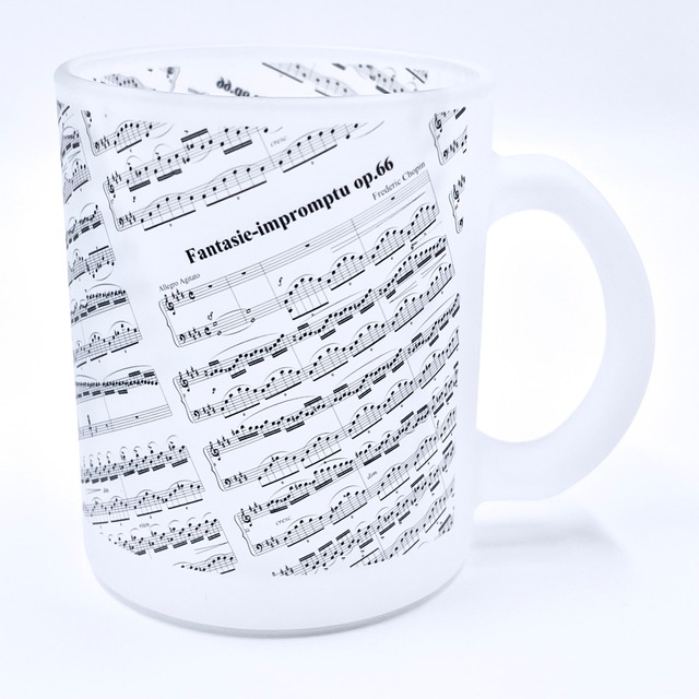 クラヴサン　フロストグラス（非耐熱）　ショパン/幻想即興曲