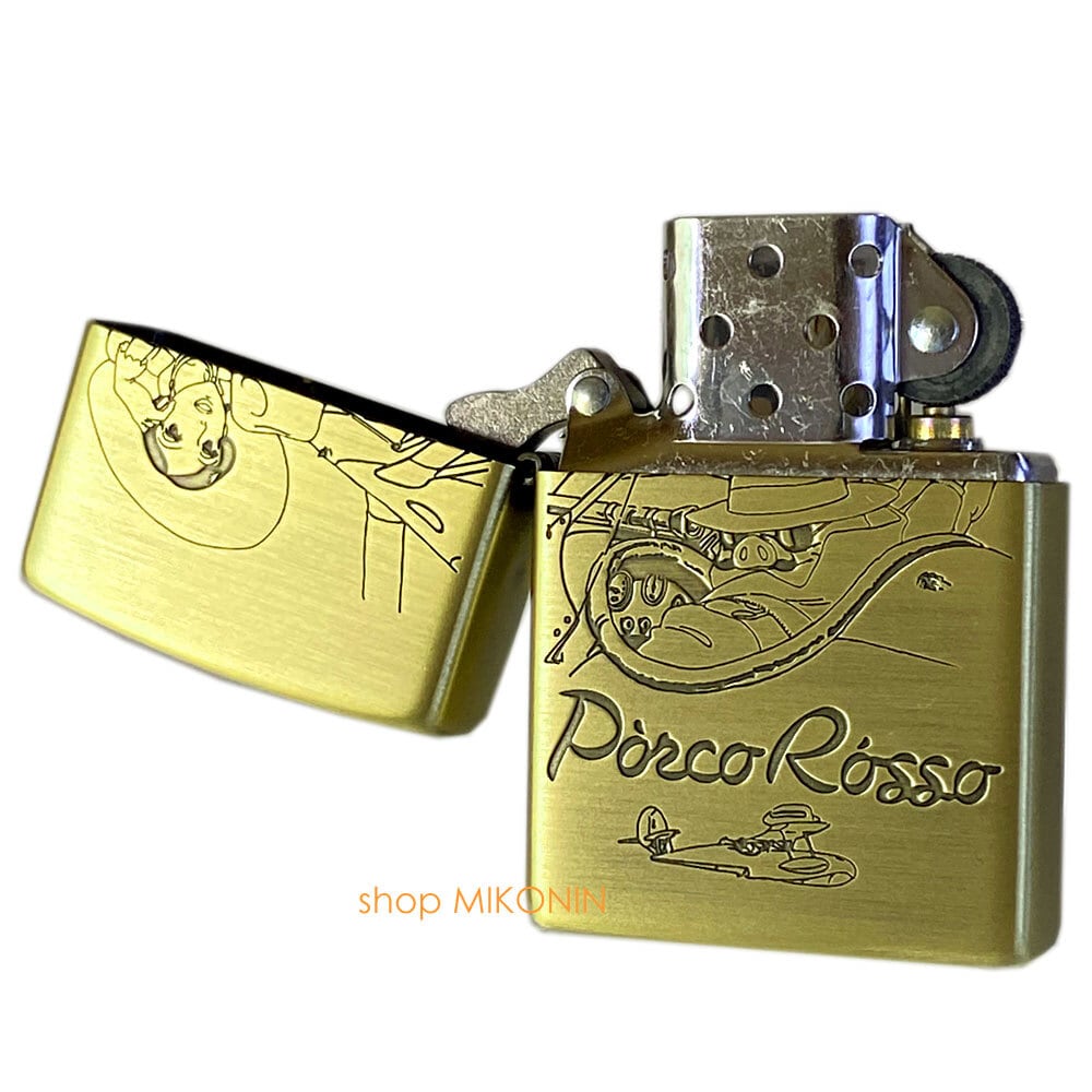 紅の豚　ポルコロッソ　ゴールド　ZIPPO　新品　送料無料　ジッポ　ライター