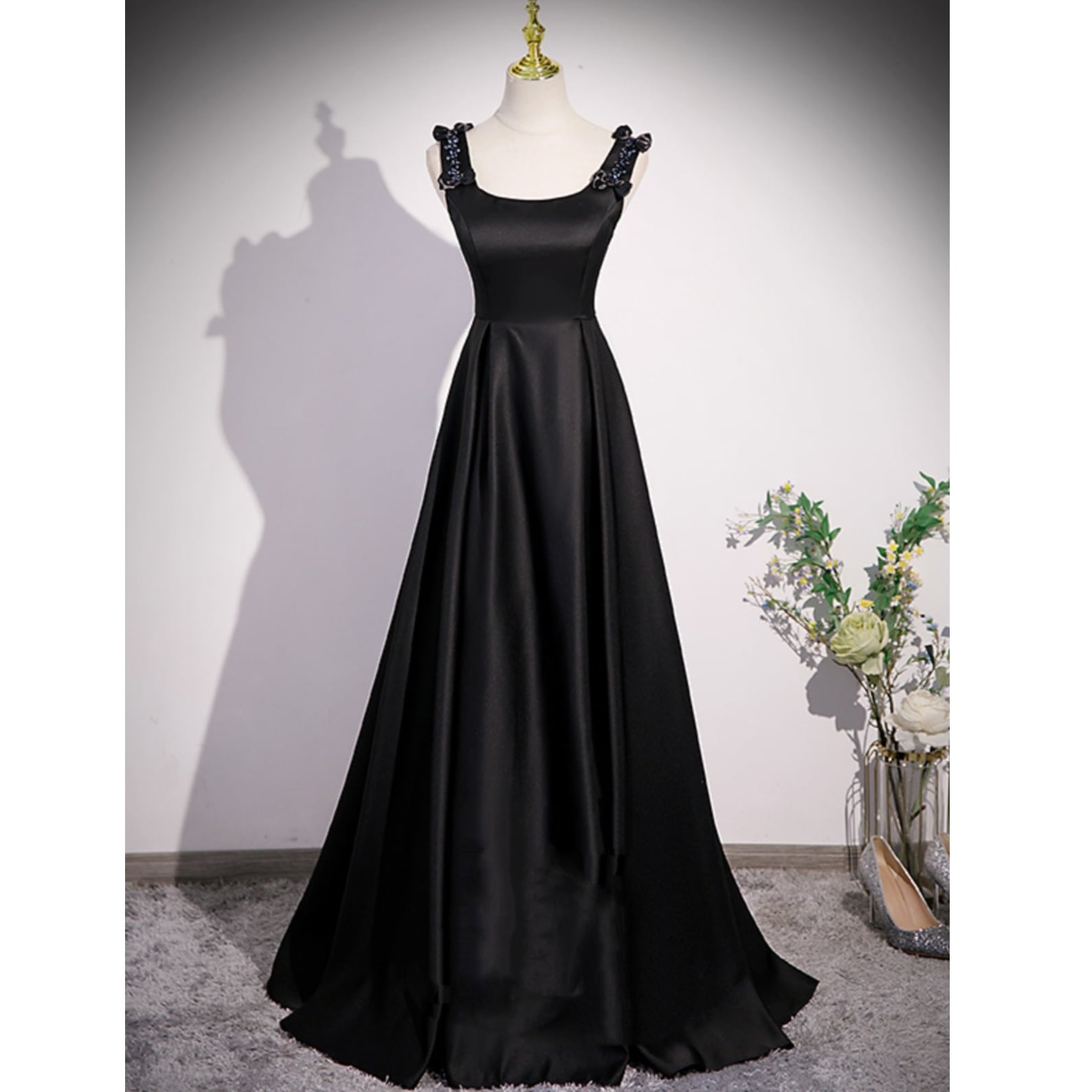 ショルダービジューデザインロングドレスD1199 | 演奏会・ステージ