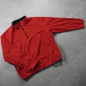 90s J.CREW fleece pullover "made in USA" XL 古着