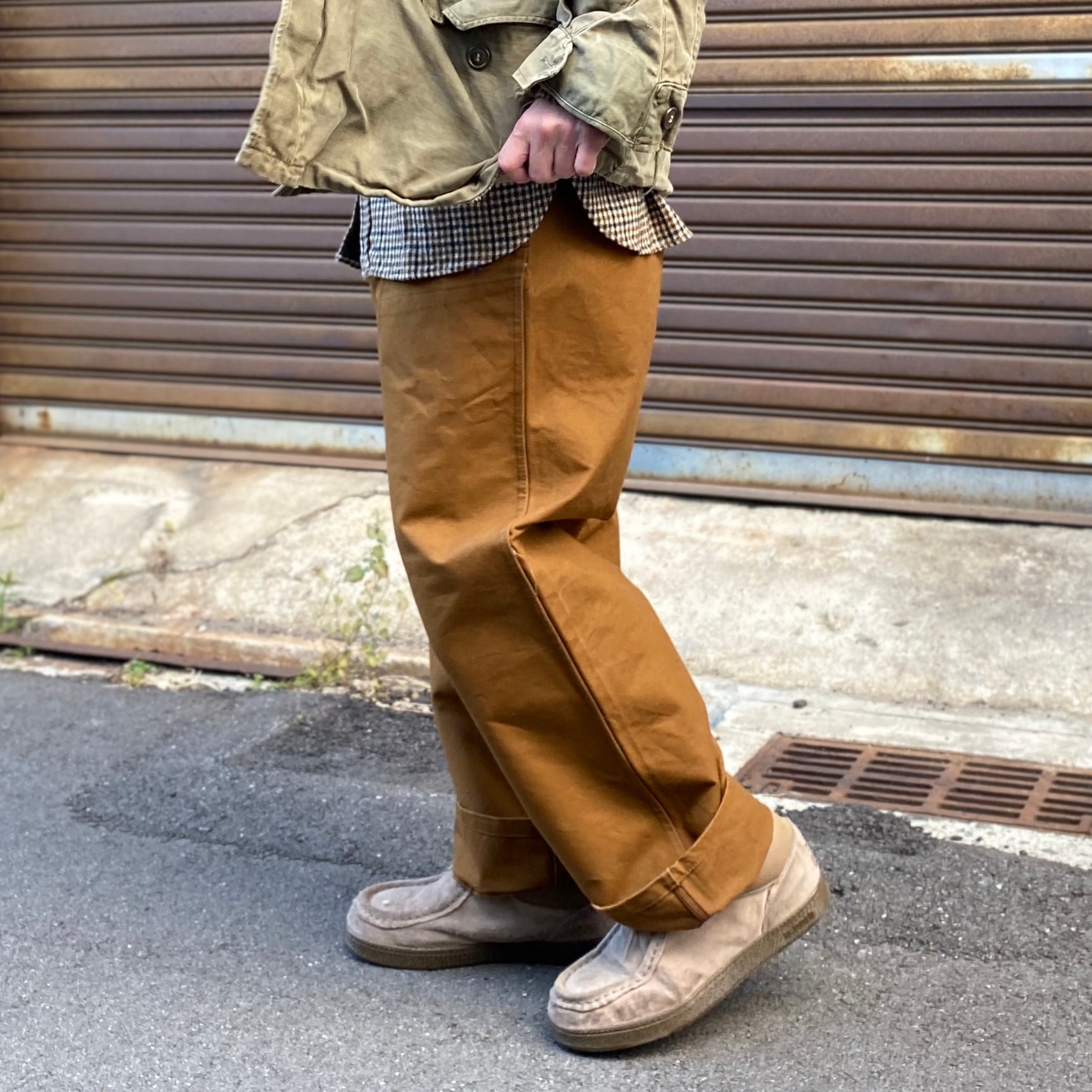 法人特価 フランス軍 レイルロードパンツ フランス国鉄 軍パン カーゴ