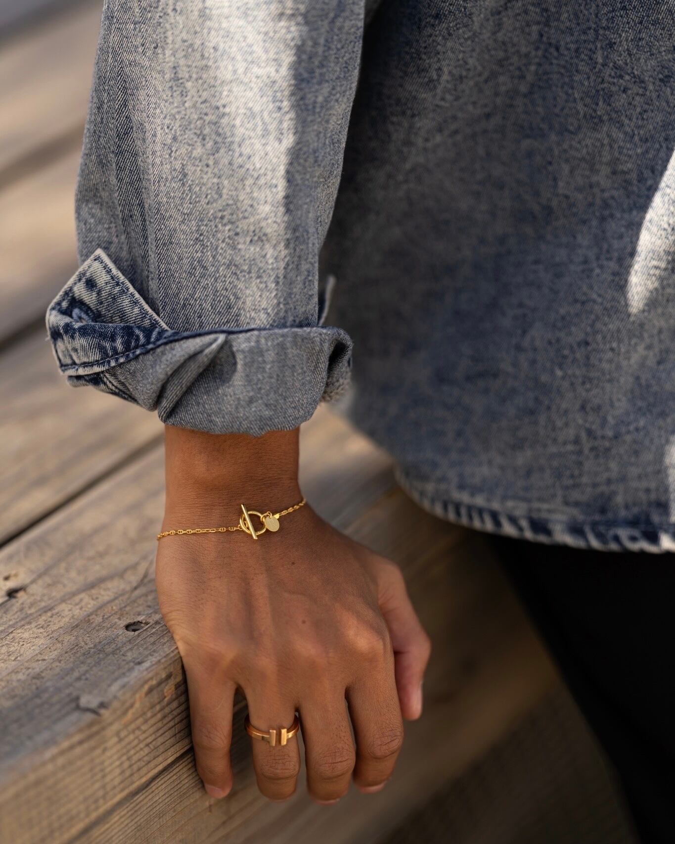 YArKA flat marinachain bracelet [byoca]
