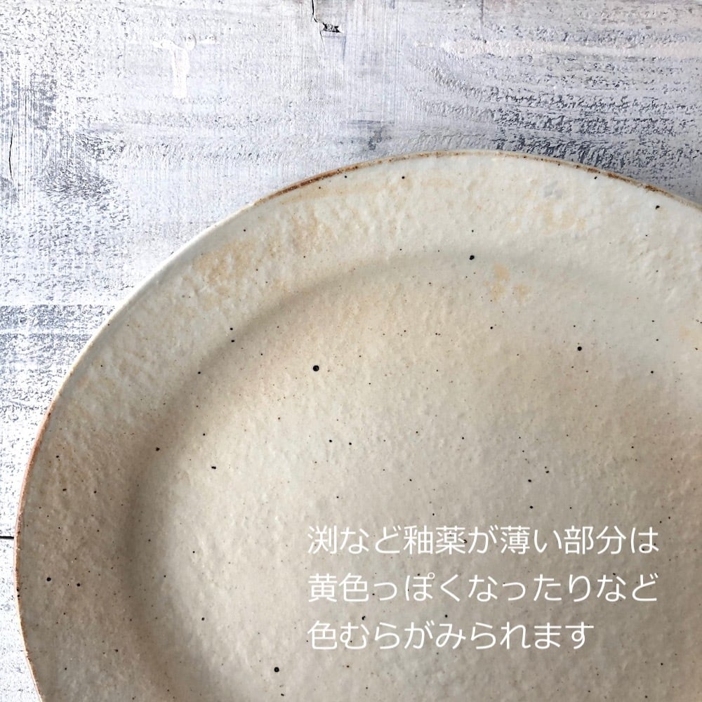 古谷製陶所さん鉄散のダ円リム皿 送料込み